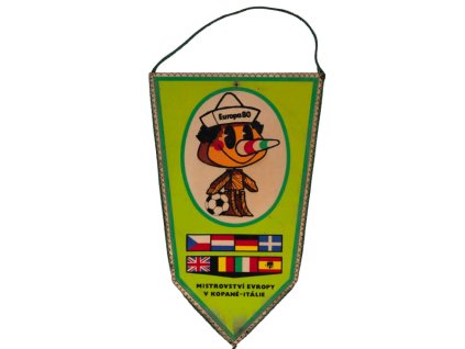 Klubová vlajka ČFS Europa 80 ME kopaná Itálie 1 r (1)