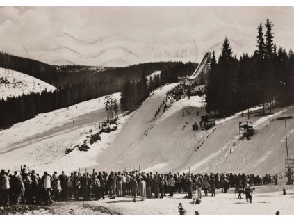 Pohlednice Krkonoše, zimní stadion Špindlerův mlýn, sv. Petr (1)