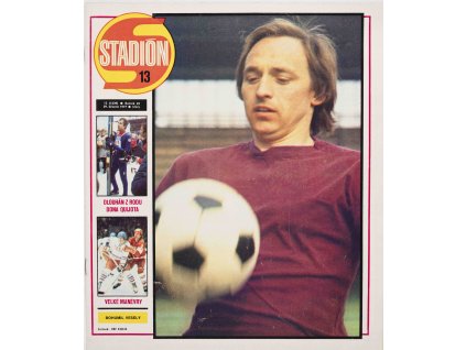 Časopis STADION, ročník XXVII, 29.III.1977,č.13
