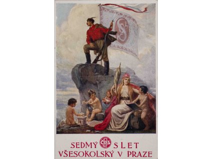 Dopisnice VII. slet všesokolský v Praze, Ženíšek, 1920 (1)