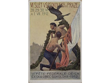 Dopisnice K VI. sletu všesokolskému v Praze 1912 III (1)