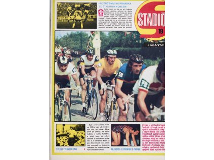 Časopis STADION, ročník XXIII, 5.V.1975,č.19