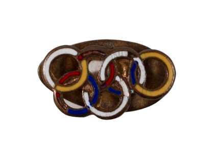 Odznak smalt olympijské kruhy