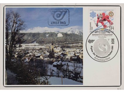 FDC , Alpine ski, Schladming, 1982 (1)