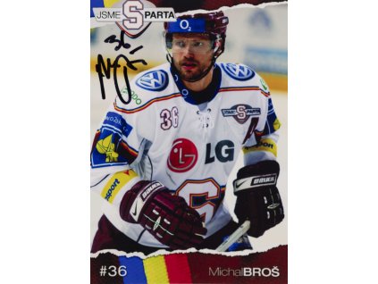 Fotografie, Michal Broš, HC Sparta, autogram II