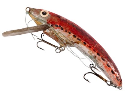 Umělá nástraha Wobler red 1 (2)