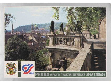 Pohlednice, Čs. spartakiáda, Praha, 1985 (1)
