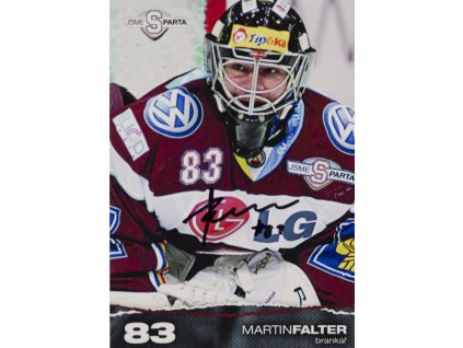 Fotografie, M. Falter, HC Sparta, autogram