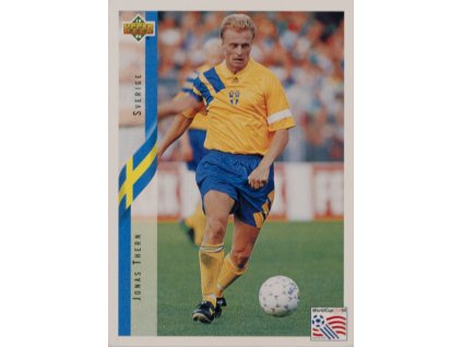 Kartička fotbal, J. Thern, Sverige (1) 1