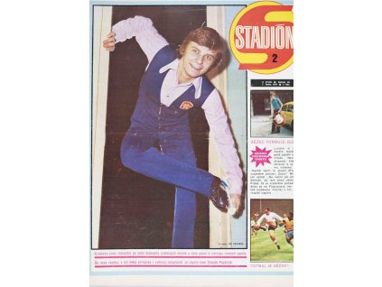 Časopis STADION, ročník XXIII, 7.I.1975,č.2