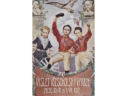 Dopisnice K VI. sletu v Praze 1912, Horník (1)