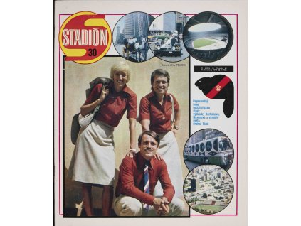 Časopis STADION, ročník XXIV, 27.VIII.1976,č.30