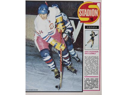 Časopis STADION, ročník XXIV, 20.IV.1976,č.16