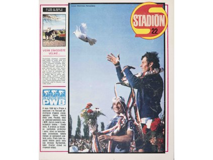 Časopis STADION, ročník XXIV, 1.VI.1976,č.22