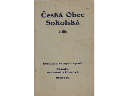 Stanovy Česká obec sokolská, 1913