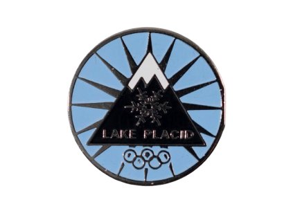 Odznak Olympic Lake Placid 1980 modrý
