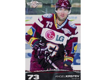 Fotografie, A. Krstev, HC Sparta, autogram, 3