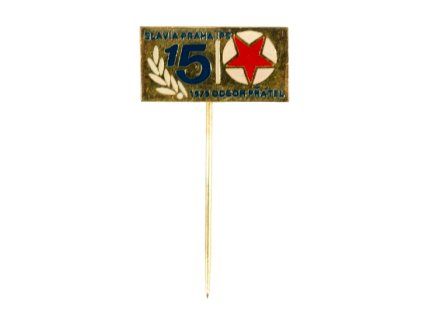 Odznak Slavia Praha IPS Odbor přátel 15 let