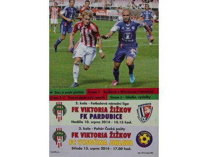 Program Viktoria Žižkov v. Jihlava, 2014