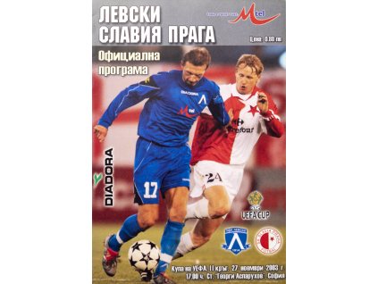 Program UEFA CUP, Levski vs. Slavia Praga, 2003Program UEFA CUP, Levski vs. Slavia Praga, 2003 (1)