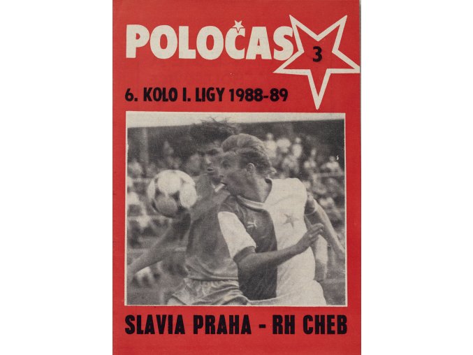 POLOČAS SLAVIA Praha vs. RH Cheb 1988 89