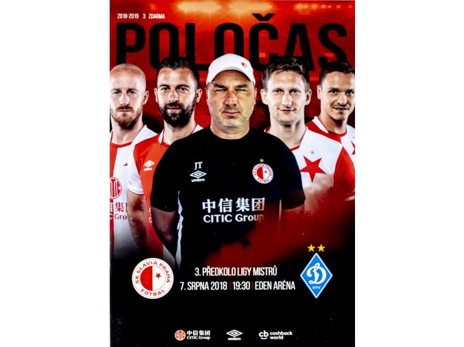 POLOČAS SLAVIA PRAHA   vs. Dynamo Kyiv, 2018 19