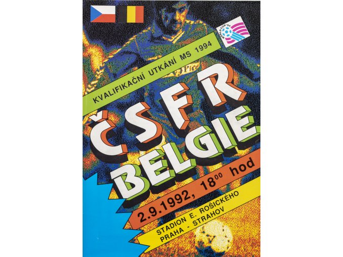 Program ČSFR vs. Belgie, 1994