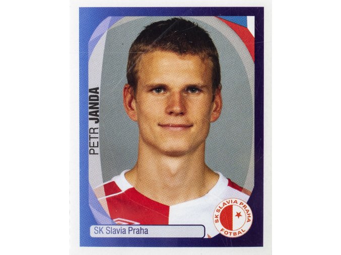 Officialní samolepka Champions league 200708, Panini, Slavia P.Janda, 535 (1)