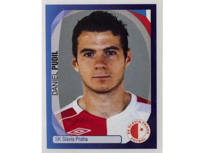 Officialní samolepka Champions league 200708, Panini, Slavia D.Pudil, 528 (1)