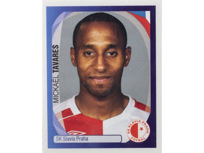 Officialní samolepka Champions league 200708, Panini, Slavia M.Tavares, 527 (1)