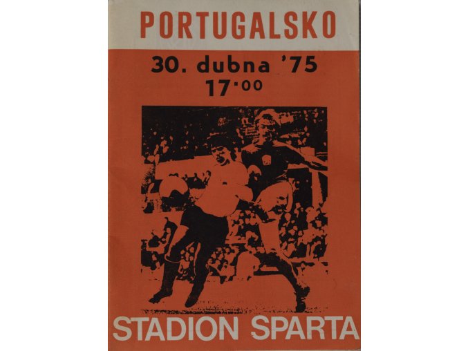 Program ČSSR v. Portugalsko, 1975 (2)