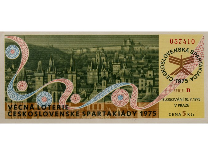 Los Věcná loterie Československé spartakiády, D,1975 (3)