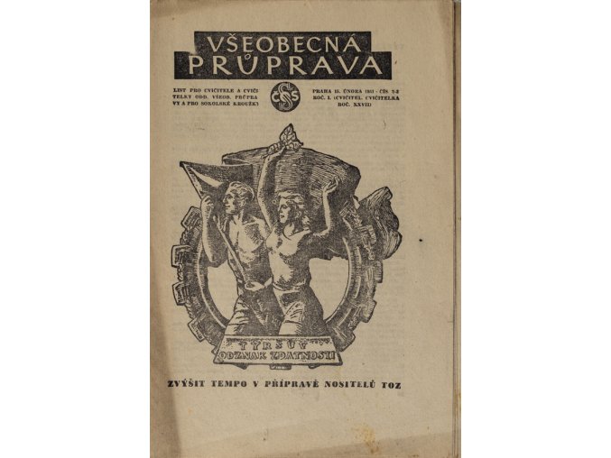 Sokol, Všeobecná průprava, Ročník I, Číslo 2 3, 1951