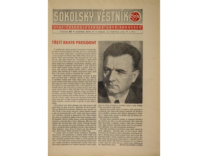 Věstník sokolský, 194842