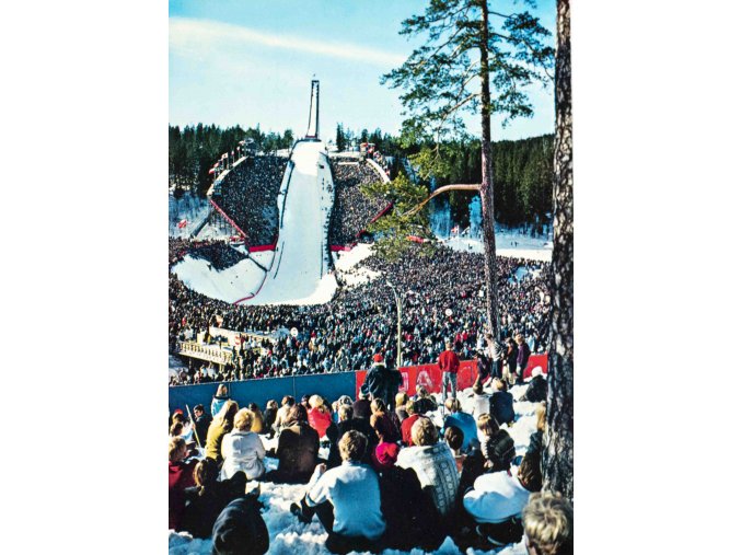 Pohlednice stadión, Oslo Holmenkollen (1)