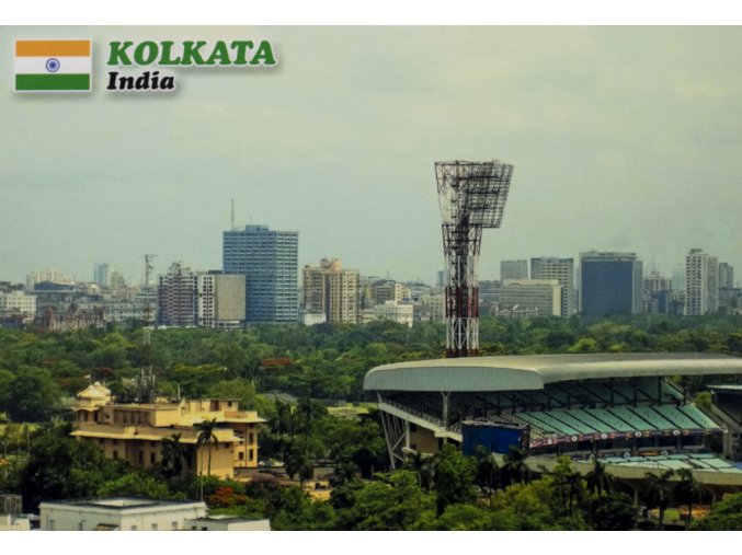 Pohlednice stadión, Kolkata, India (1)