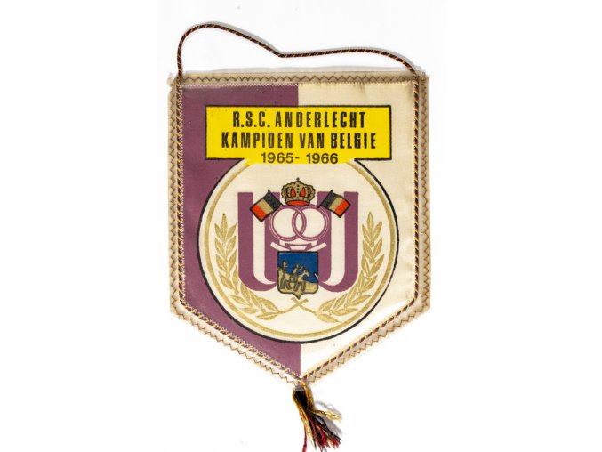 Klubová vlajka RSC Anderlecht Kampionen van Belgie, 19651966