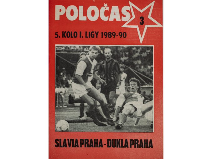 POLOČAS SLAVIA Praha vs. Dukla Praha, 1989 90