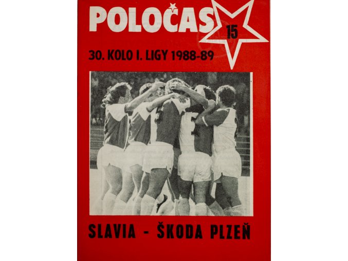 POLOČAS SLAVIA Praha vs. Škoda Plzeň, 1988 89