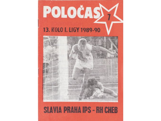 POLOČAS SLAVIA Praha vs. RH Cheb 1989 90