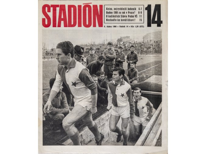 Časopis STADION, ročník XIV, 6.IV.1966, číslo 14 (1)