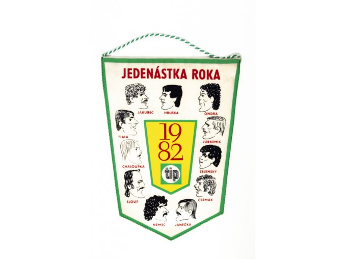 Klubová vlajka fotbal, Jedenástka roku 1982 (1)