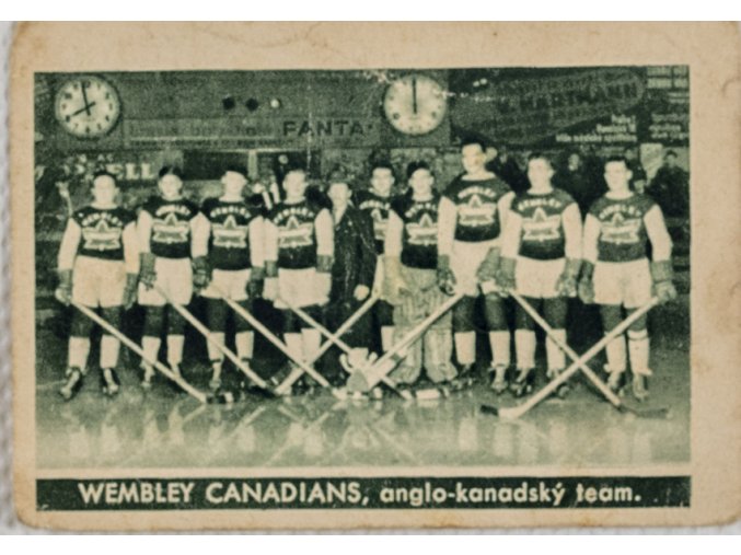 Kartička , Album sportovců, Wembley Canadiens č. 145