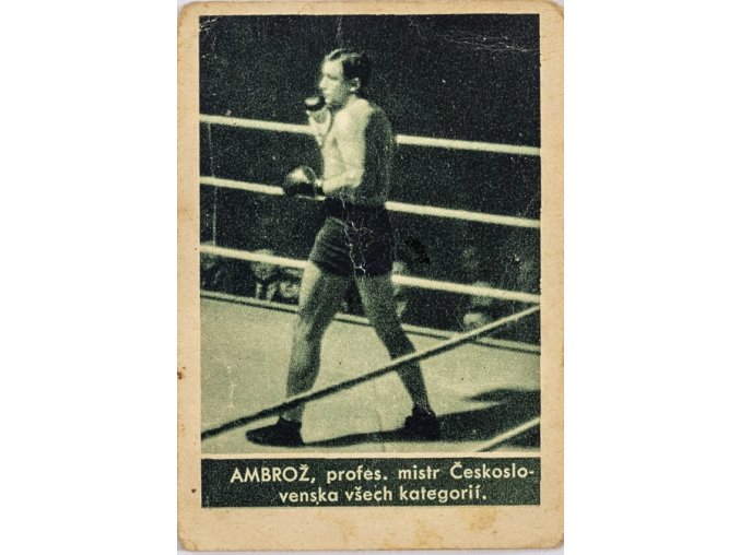 Kartička , Album sportovců, Ambrož č. 109 (1)