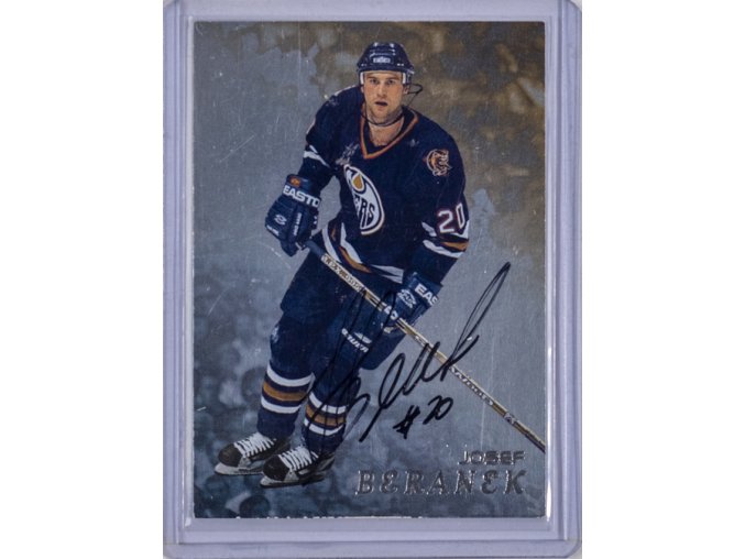 Josef Beranek, Edmonton Oilers, autogram, 1998 (2)