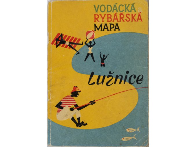 Vodácká a rybářská mapa Lužnice, 1961