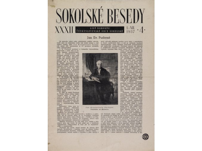 Sokolské besedy, list dorostu, 19347