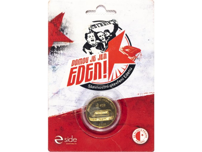Pamětní mince, Domov je jen EDEN, 2008 , obal (1)