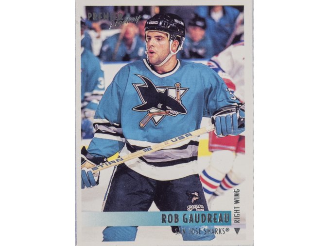 Hokejová kartička, Rob Gaudreau, San Jose Sharks, 1994 (1)