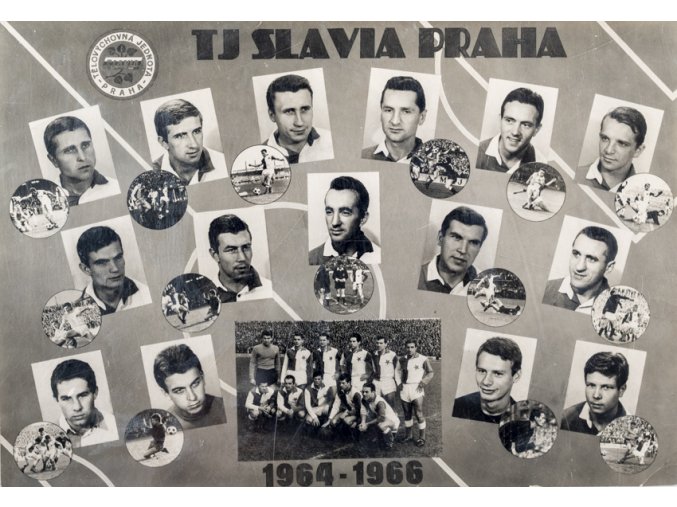 Fotografie, koláž, TJ Slavia Praha, 1964 1966
